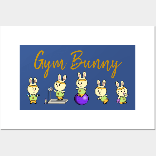 Are you a gym bunny? Wall Art by GarryVaux